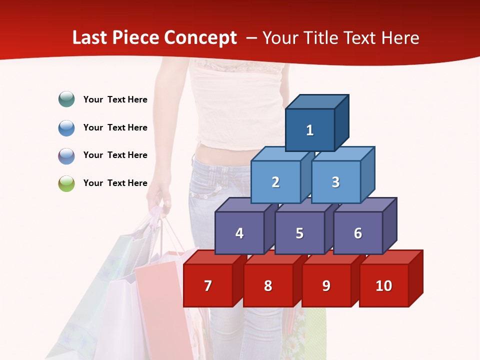 White Glad Shop PowerPoint Template