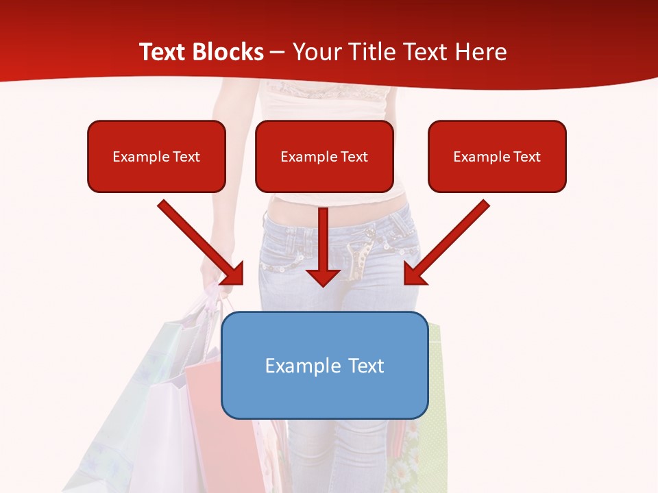 White Glad Shop PowerPoint Template