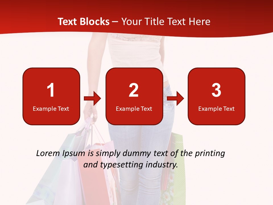 White Glad Shop PowerPoint Template