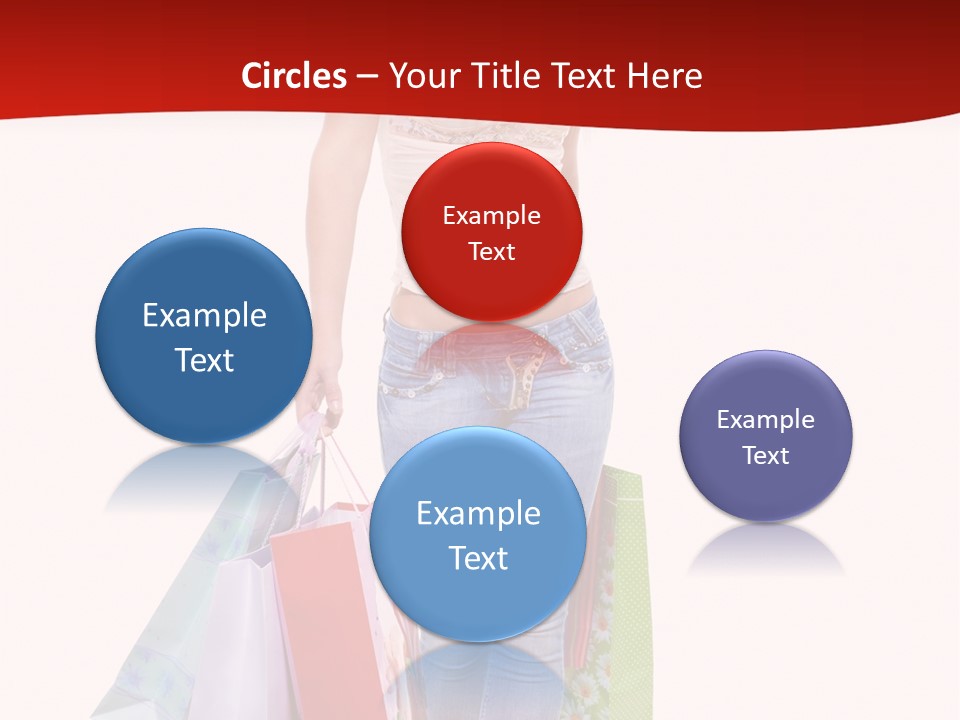 White Glad Shop PowerPoint Template