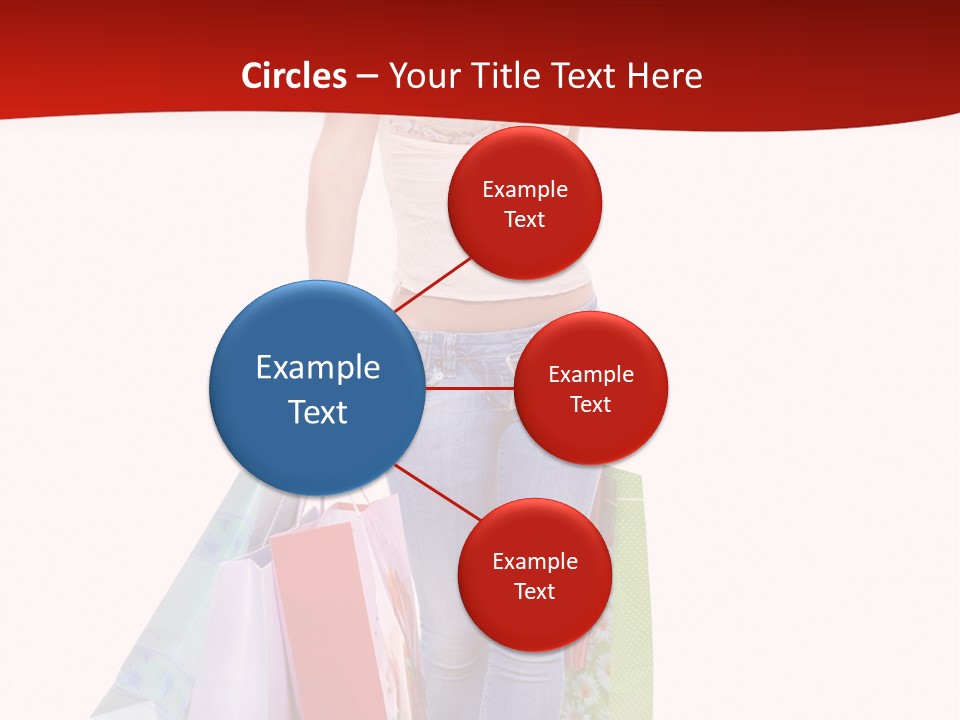 White Glad Shop PowerPoint Template