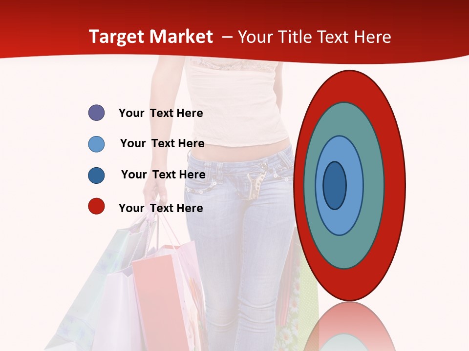 White Glad Shop PowerPoint Template