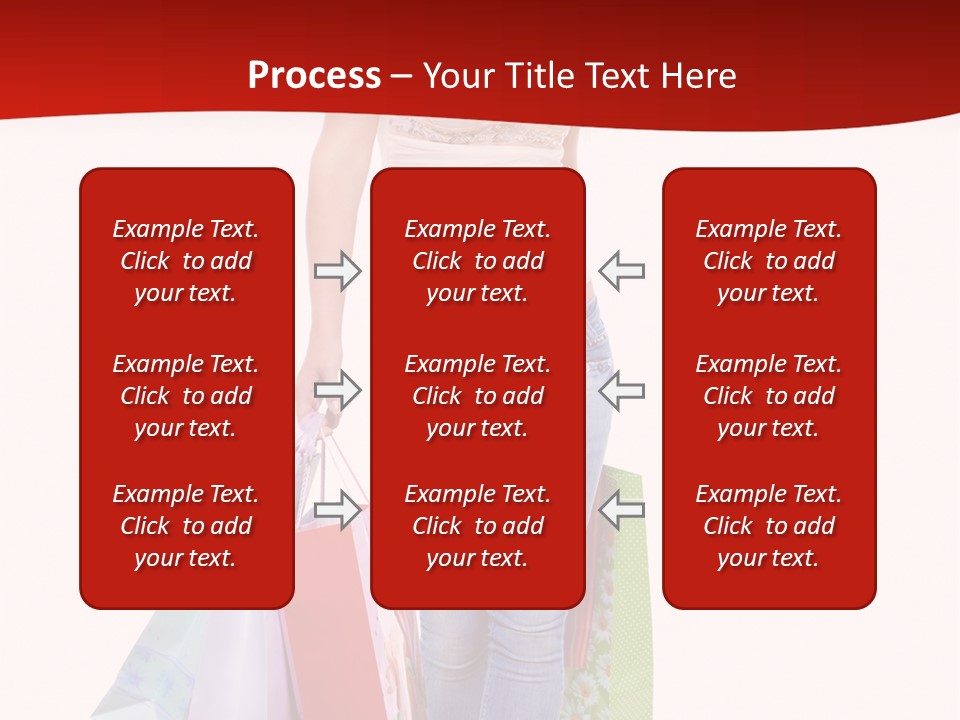 White Glad Shop PowerPoint Template