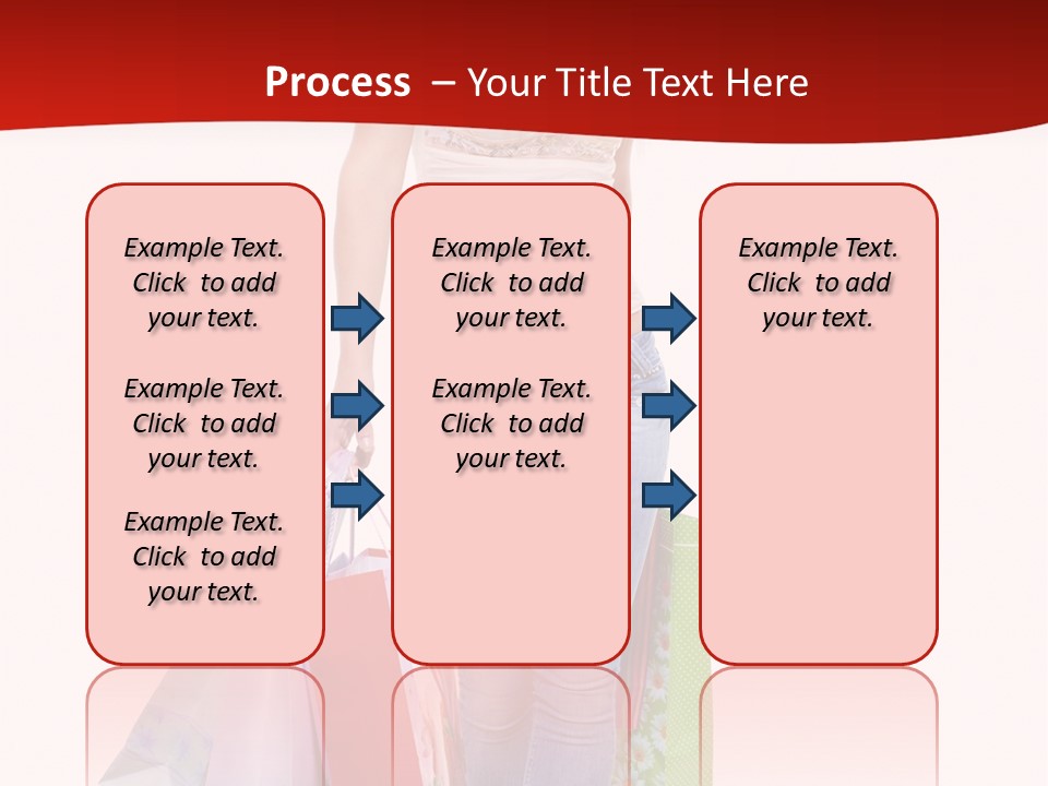 White Glad Shop PowerPoint Template