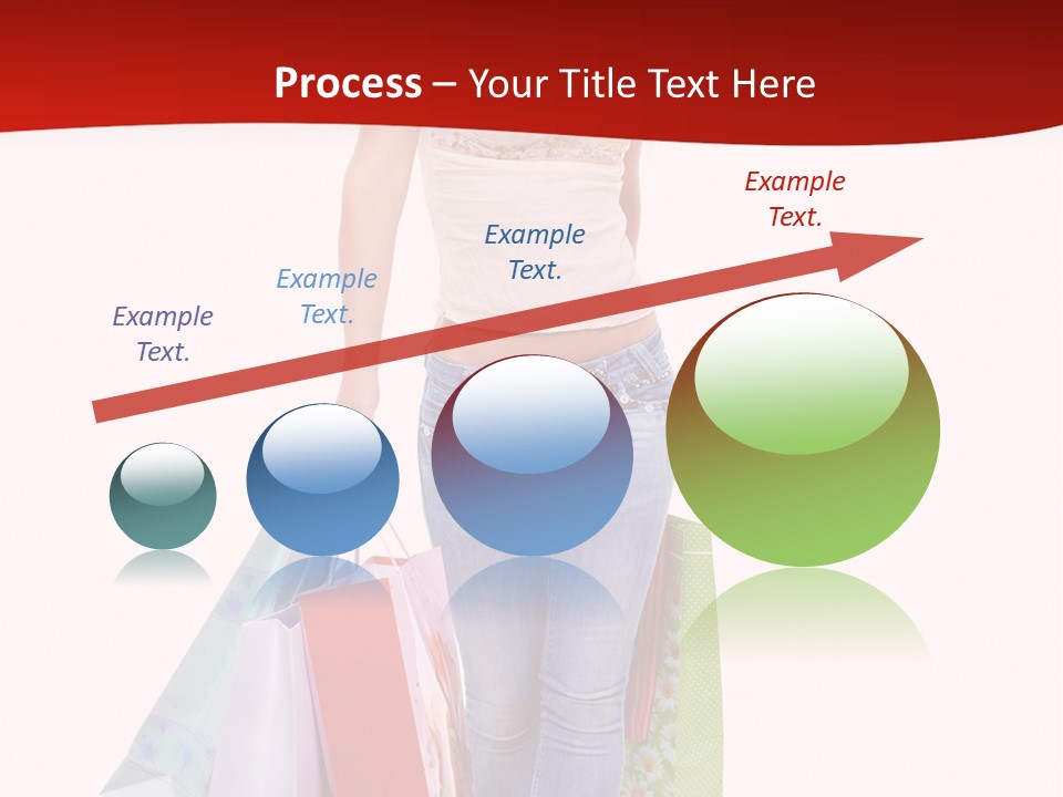 White Glad Shop PowerPoint Template