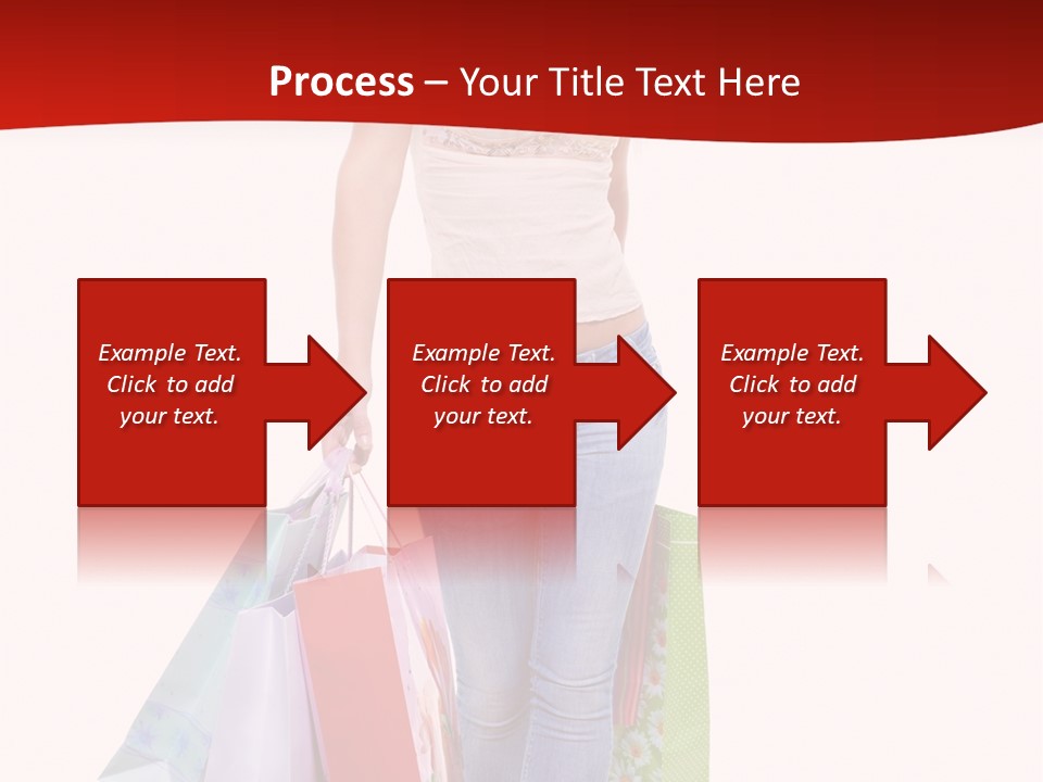 White Glad Shop PowerPoint Template