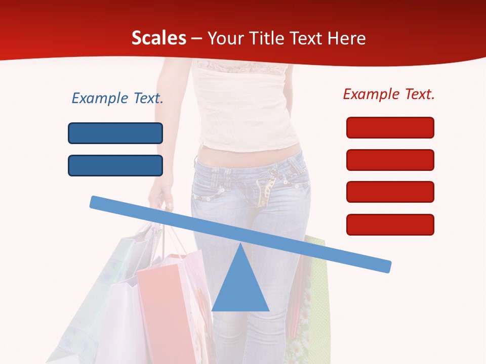White Glad Shop PowerPoint Template