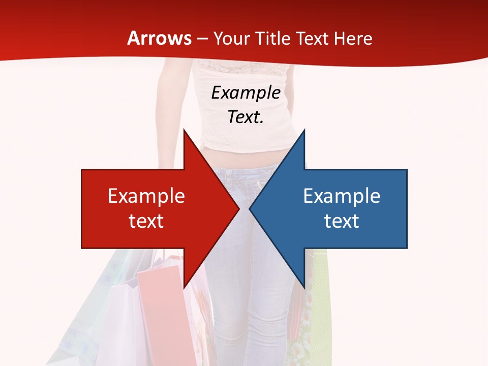White Glad Shop PowerPoint Template