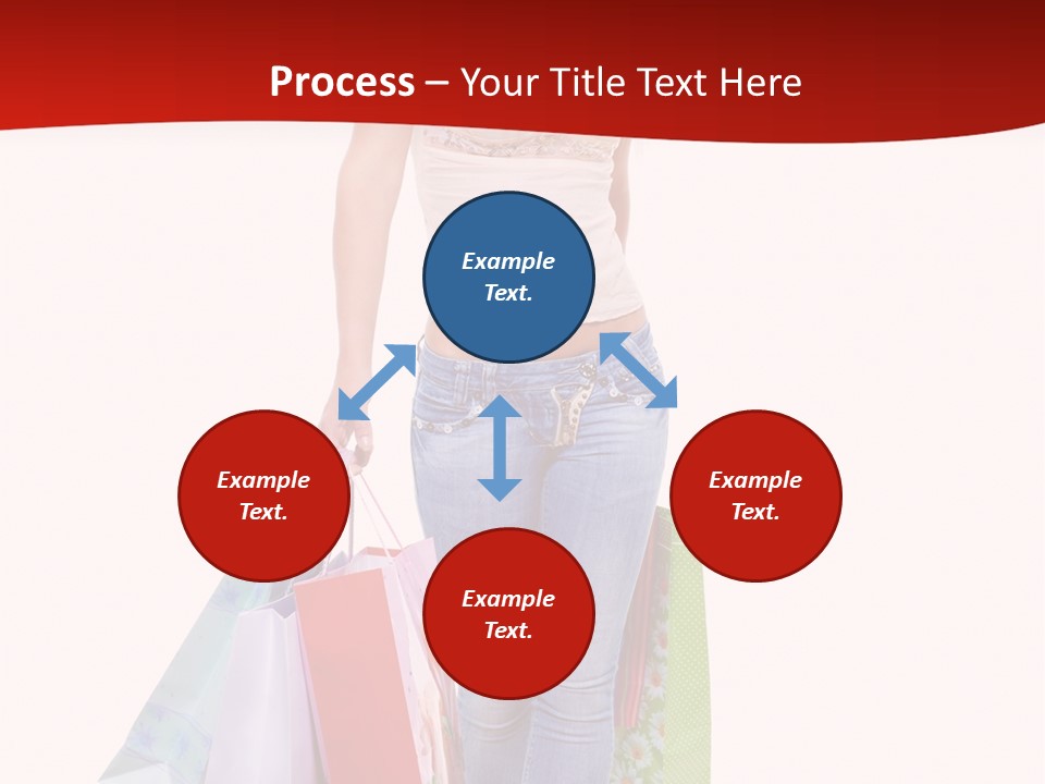 White Glad Shop PowerPoint Template