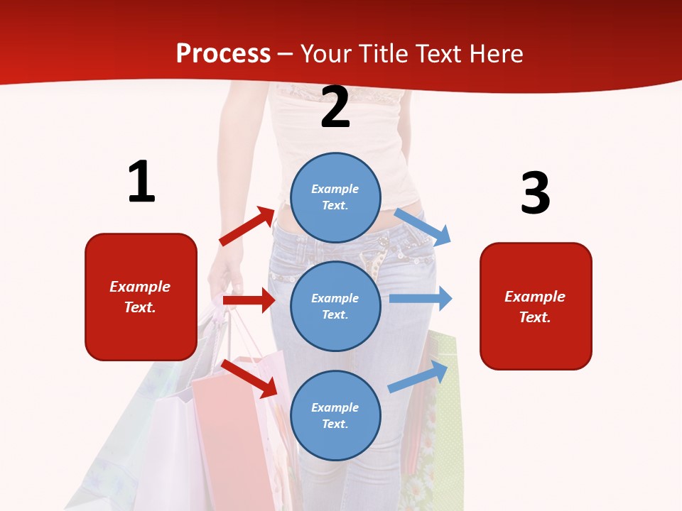 White Glad Shop PowerPoint Template