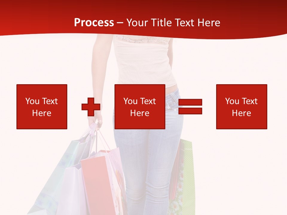 White Glad Shop PowerPoint Template