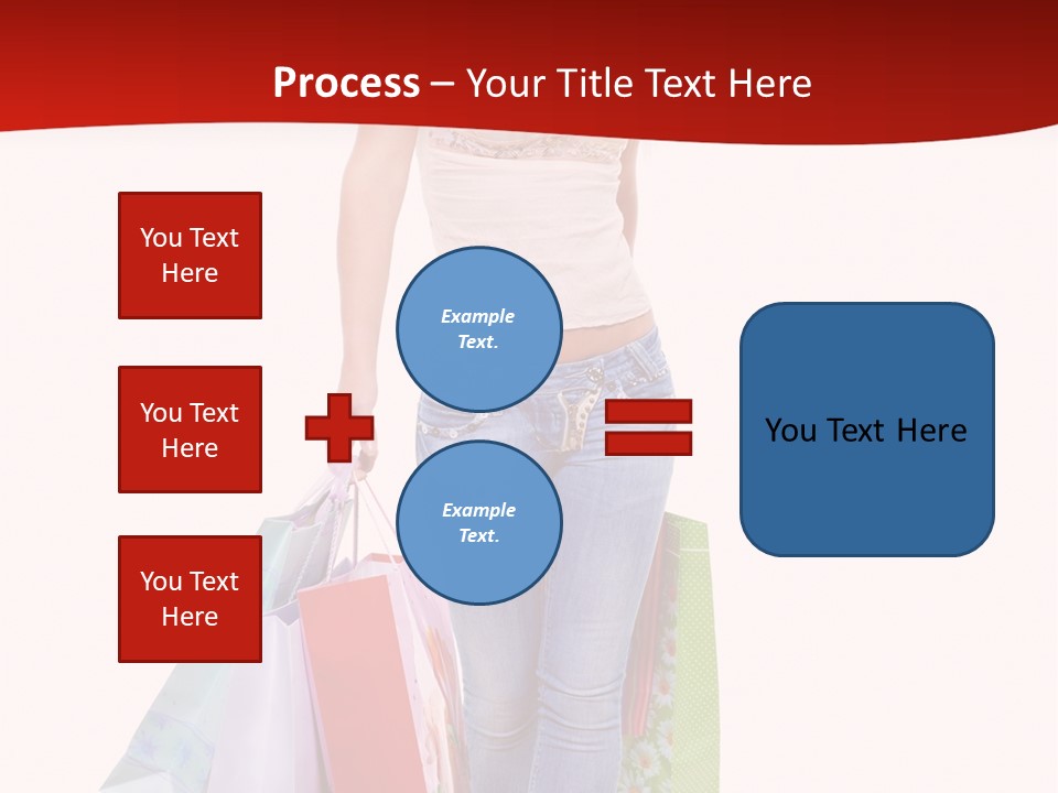 White Glad Shop PowerPoint Template