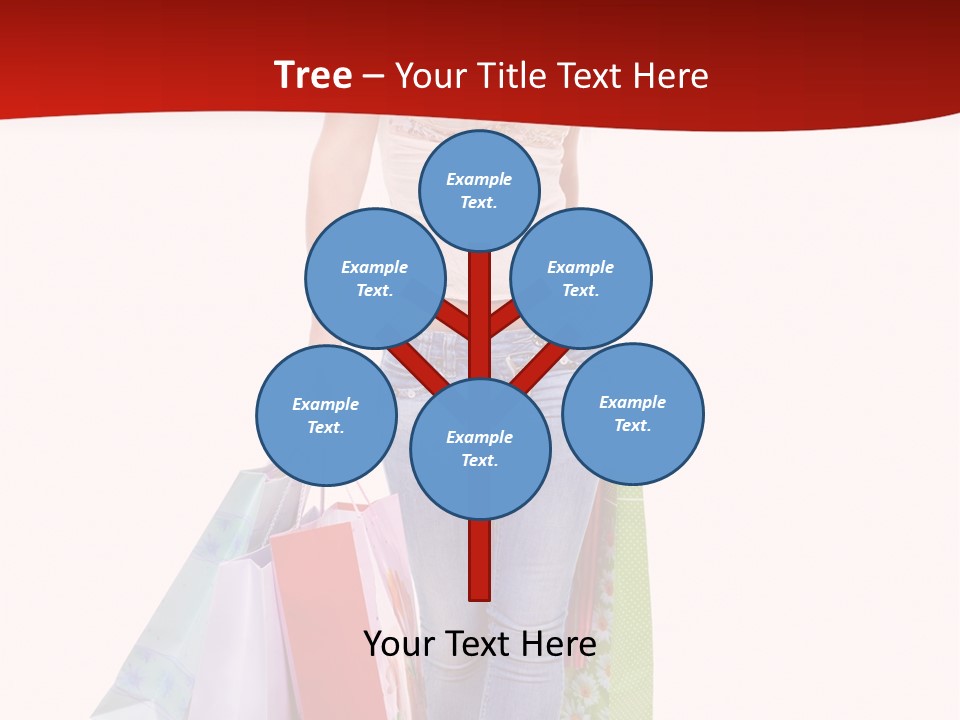 White Glad Shop PowerPoint Template