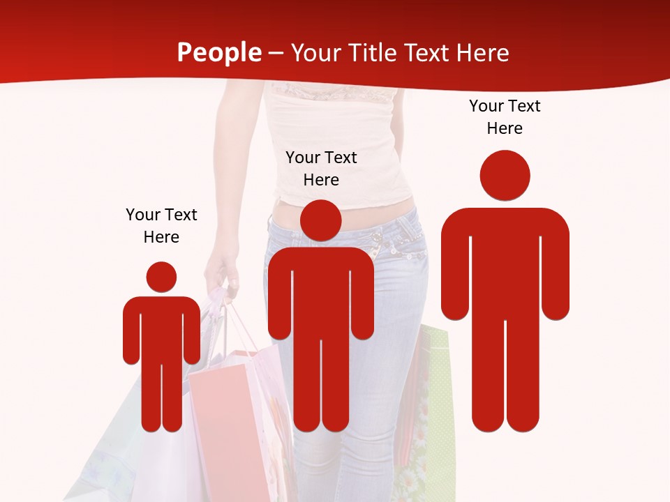 White Glad Shop PowerPoint Template