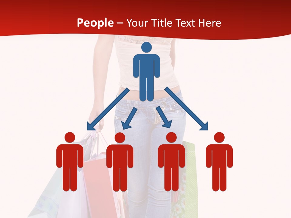 White Glad Shop PowerPoint Template