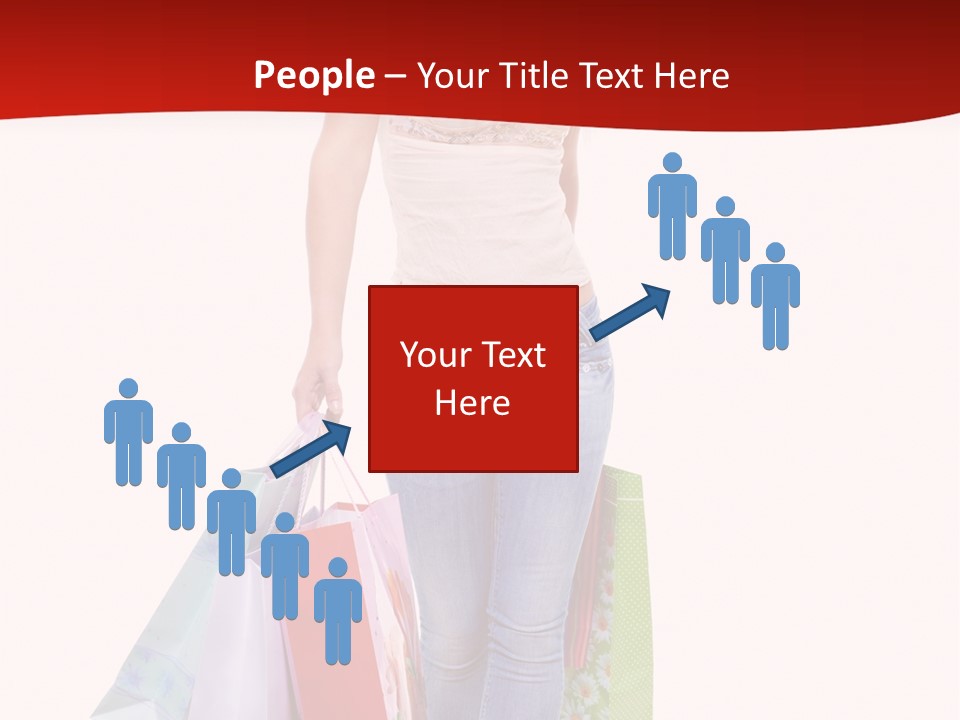 White Glad Shop PowerPoint Template