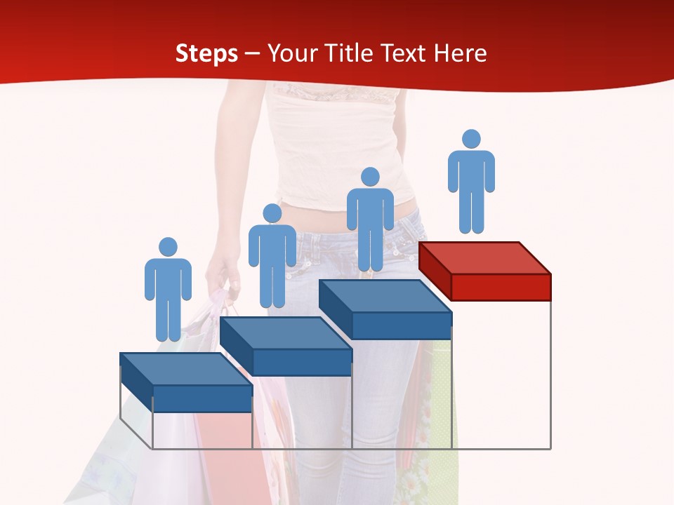 White Glad Shop PowerPoint Template