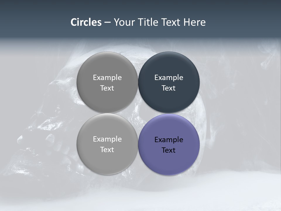 Human Halloween Smoky PowerPoint Template