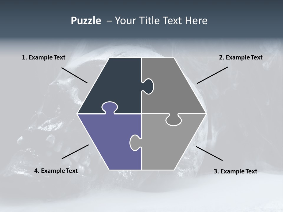 Human Halloween Smoky PowerPoint Template