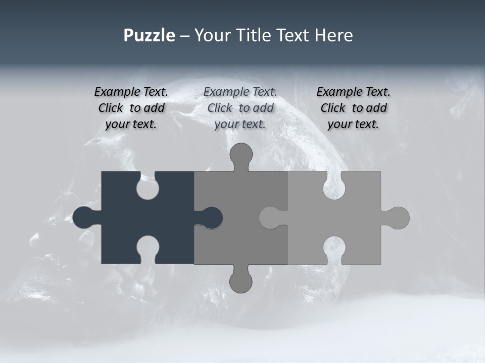 Human Halloween Smoky PowerPoint Template