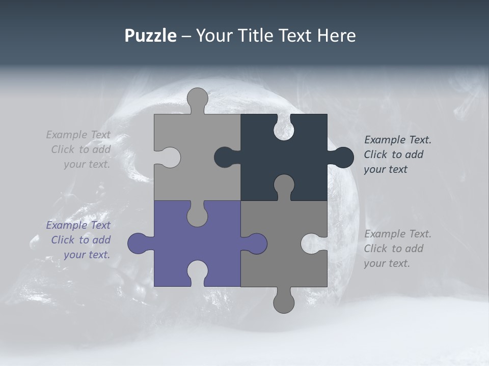 Human Halloween Smoky PowerPoint Template