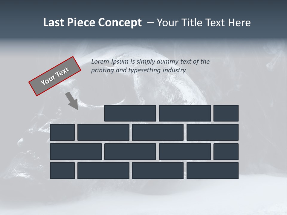 Human Halloween Smoky PowerPoint Template