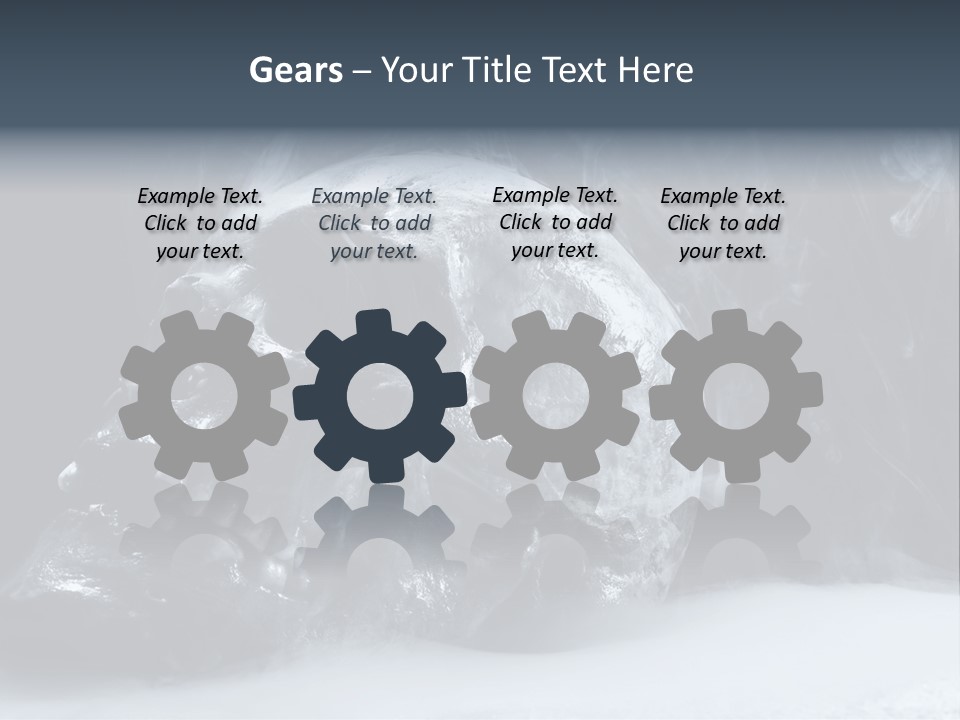 Human Halloween Smoky PowerPoint Template