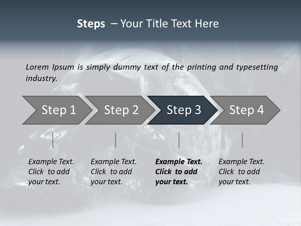 Human Halloween Smoky PowerPoint Template