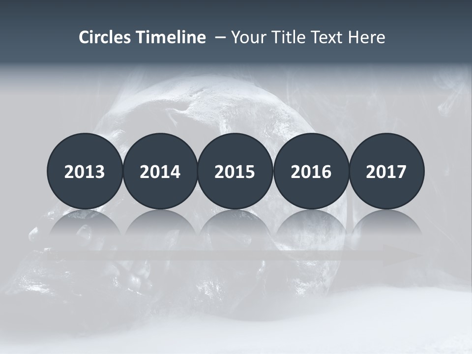 Human Halloween Smoky PowerPoint Template