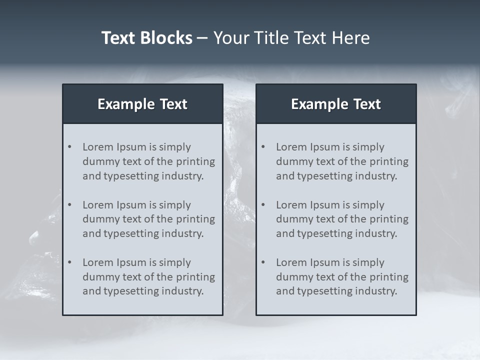 Human Halloween Smoky PowerPoint Template