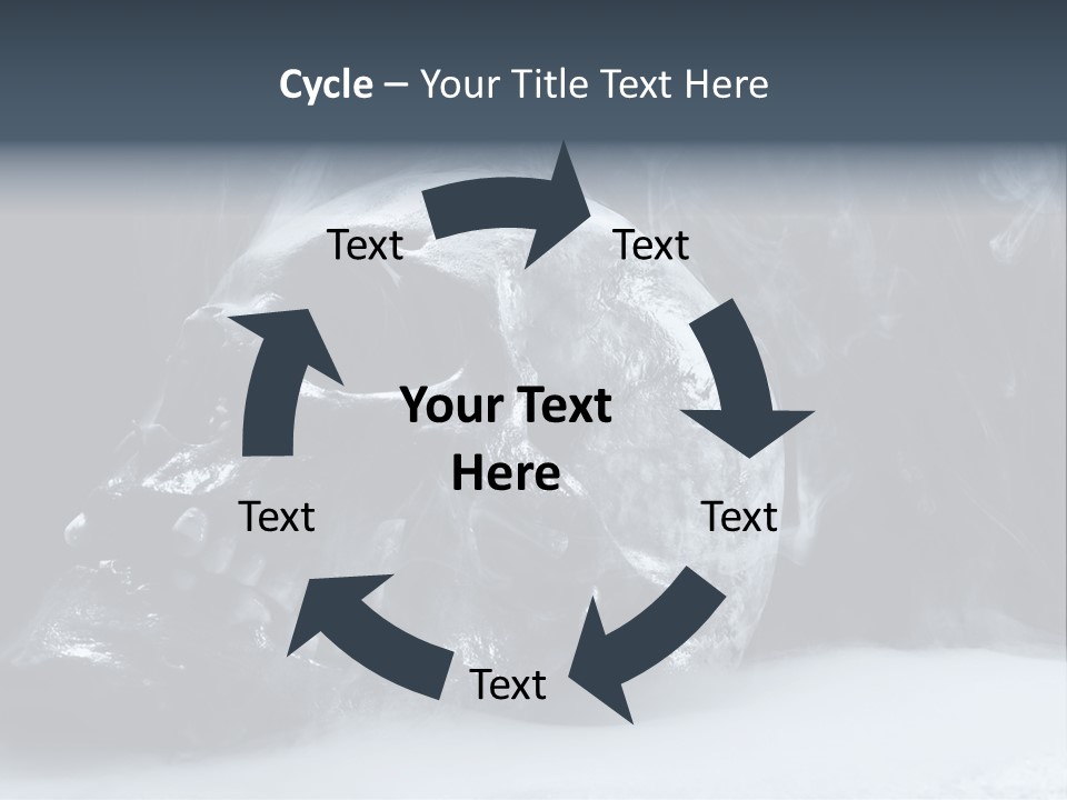 Human Halloween Smoky PowerPoint Template