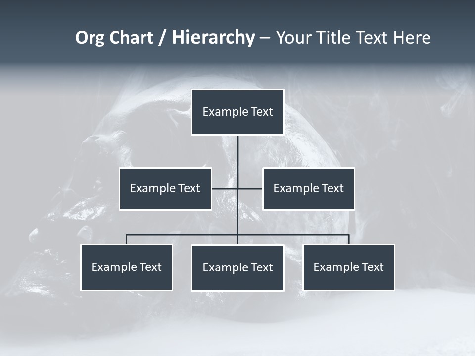 Human Halloween Smoky PowerPoint Template