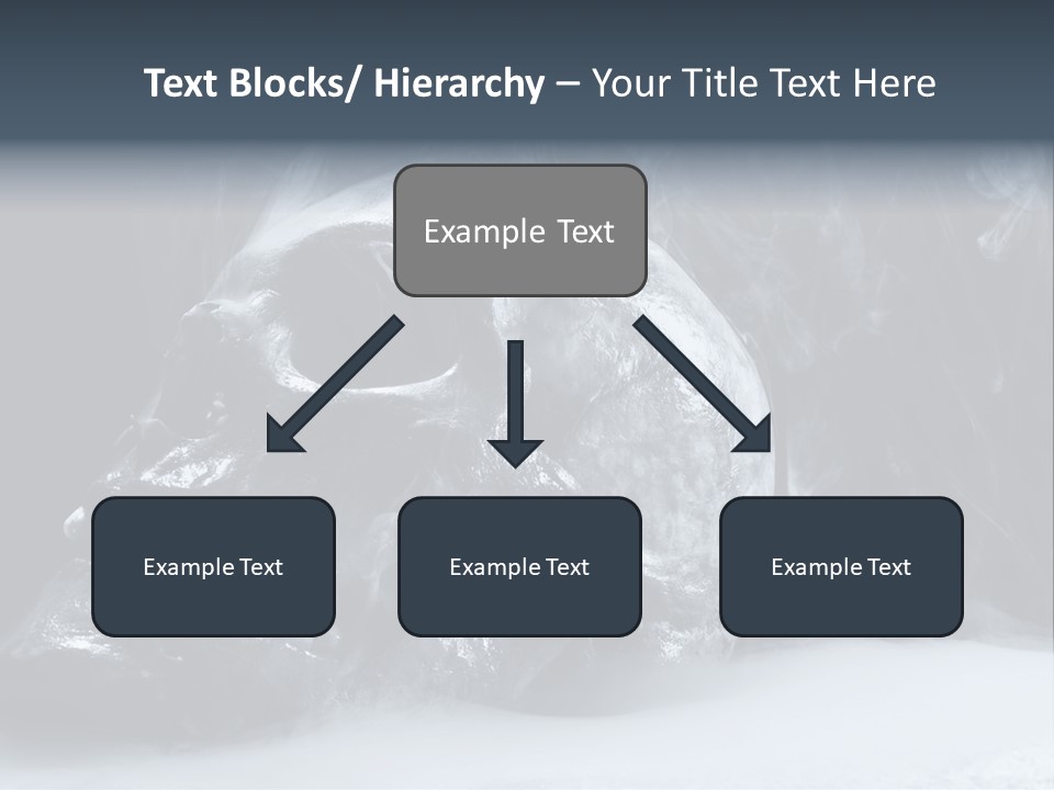 Human Halloween Smoky PowerPoint Template