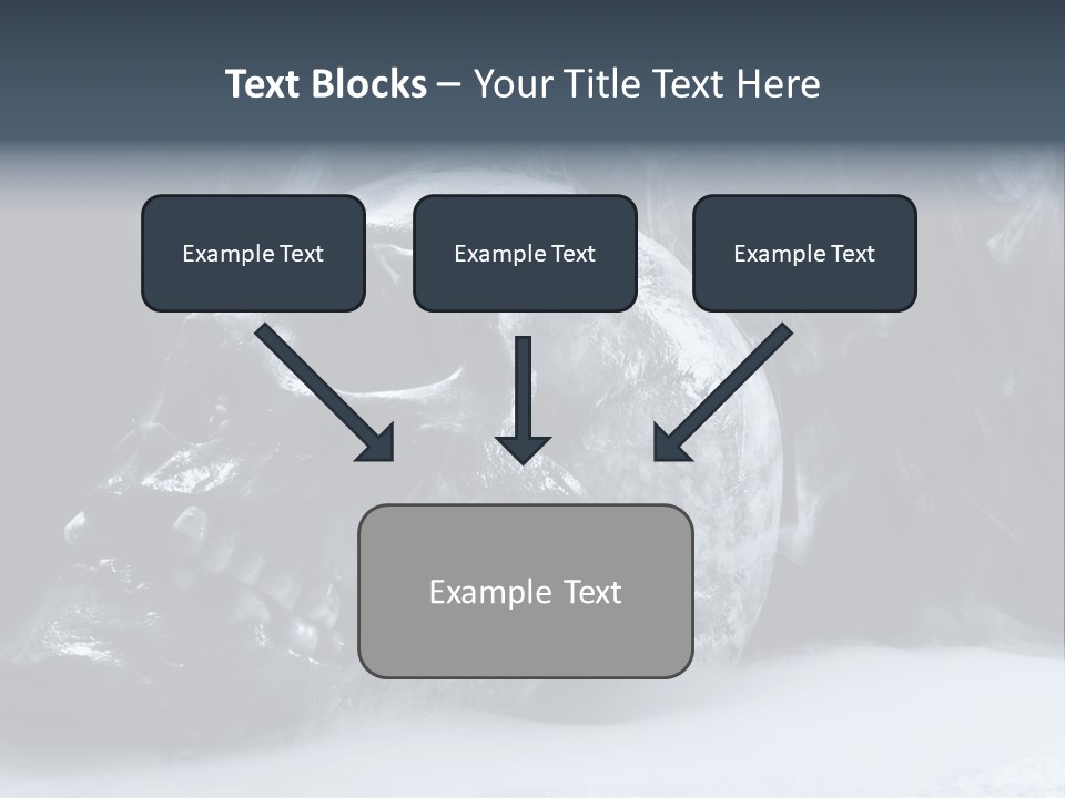 Human Halloween Smoky PowerPoint Template