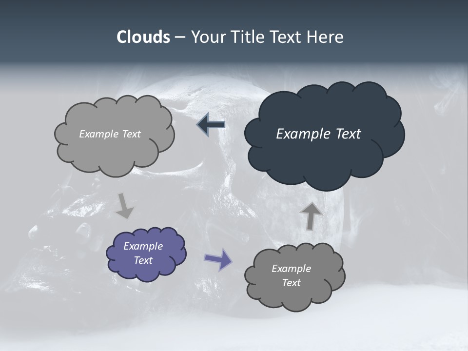 Human Halloween Smoky PowerPoint Template