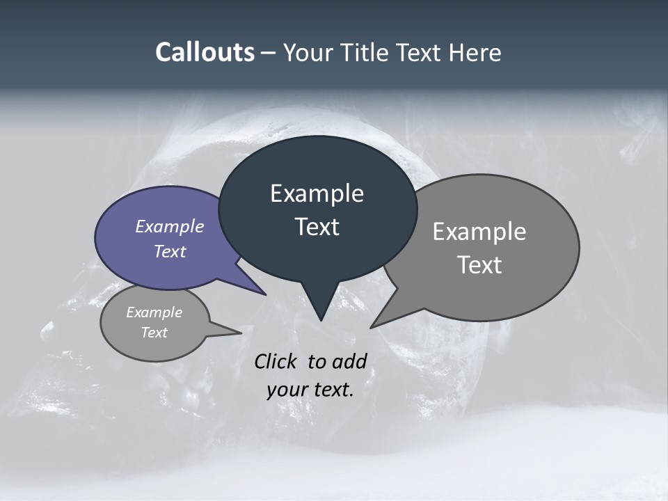 Human Halloween Smoky PowerPoint Template