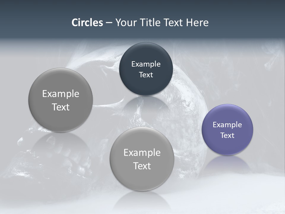 Human Halloween Smoky PowerPoint Template