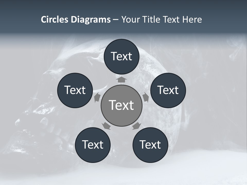 Human Halloween Smoky PowerPoint Template