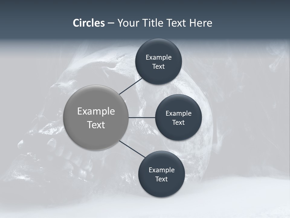 Human Halloween Smoky PowerPoint Template