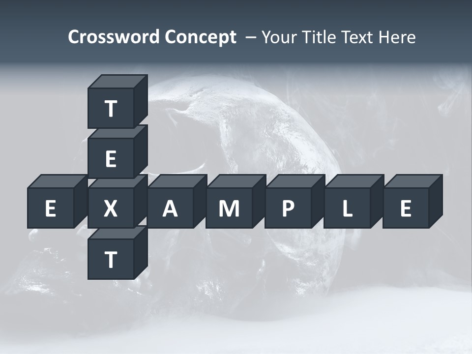 Human Halloween Smoky PowerPoint Template