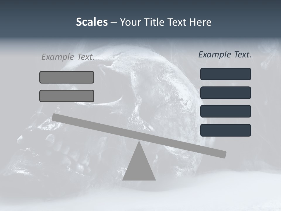 Human Halloween Smoky PowerPoint Template