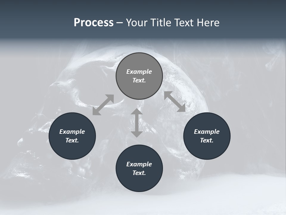 Human Halloween Smoky PowerPoint Template