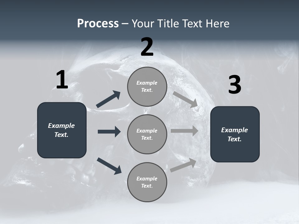 Human Halloween Smoky PowerPoint Template