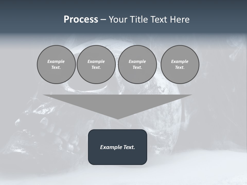 Human Halloween Smoky PowerPoint Template
