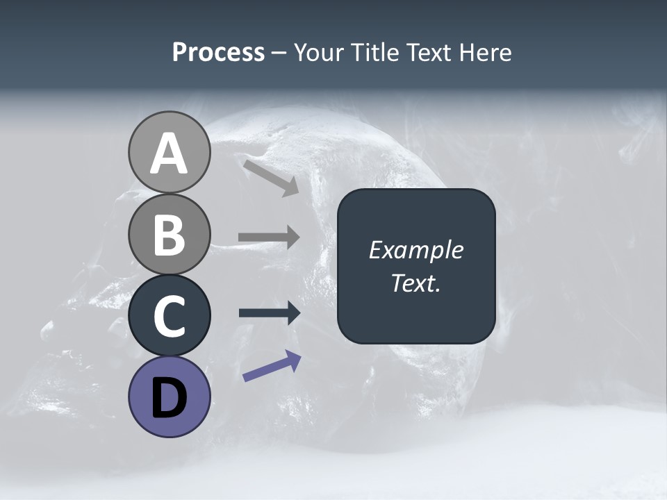 Human Halloween Smoky PowerPoint Template