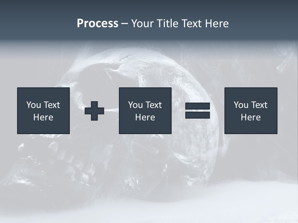 Human Halloween Smoky PowerPoint Template