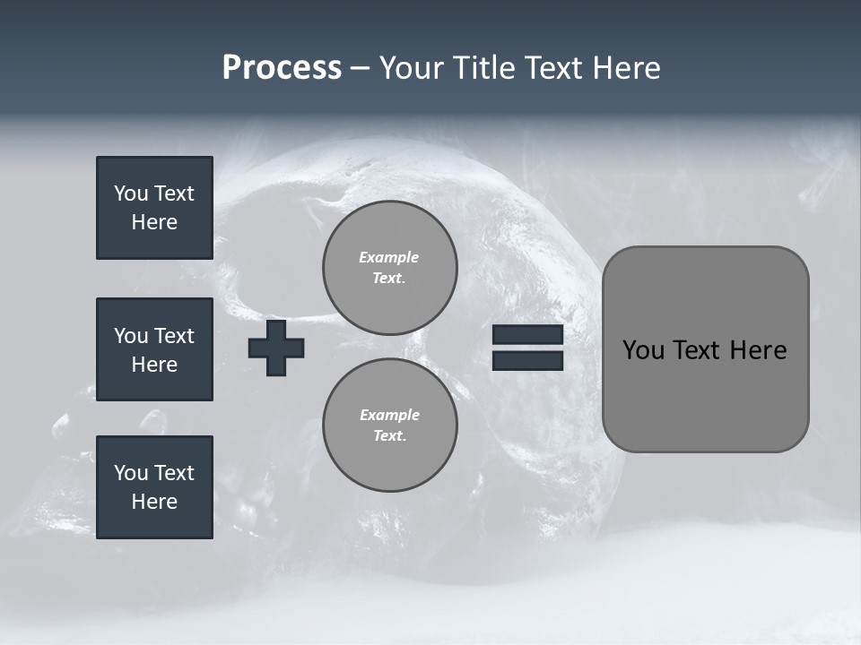 Human Halloween Smoky PowerPoint Template