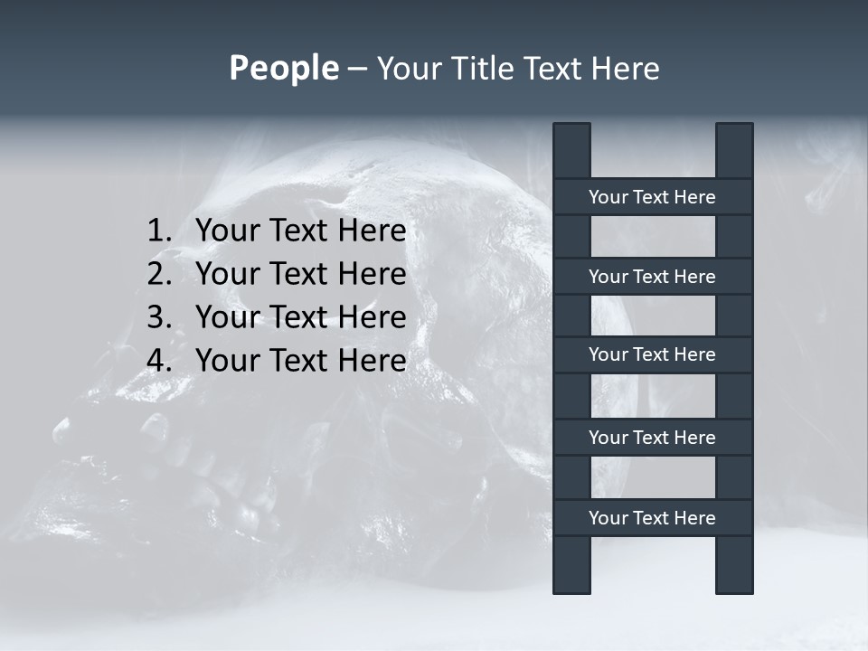 Human Halloween Smoky PowerPoint Template