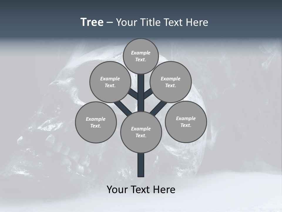 Human Halloween Smoky PowerPoint Template