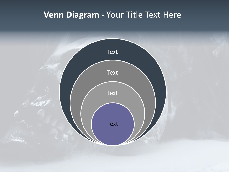 Human Halloween Smoky PowerPoint Template